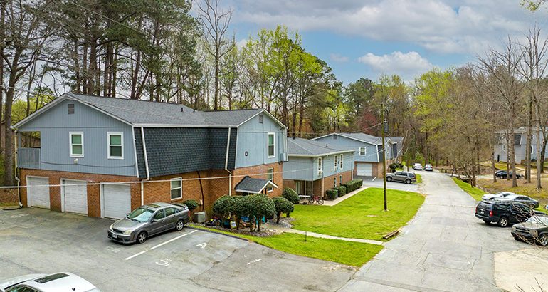 Aerial view of Spivey Crossing Apartments